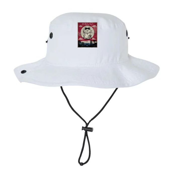 Kawaii Cat Japanese Legacy Cool Fit Booney Bucket Hat