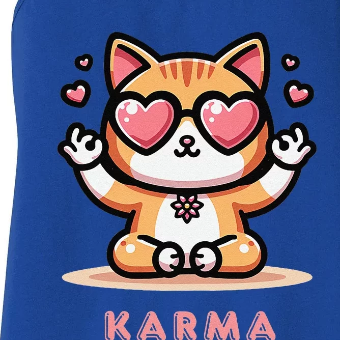 Karma Cat Women's Racerback Tank