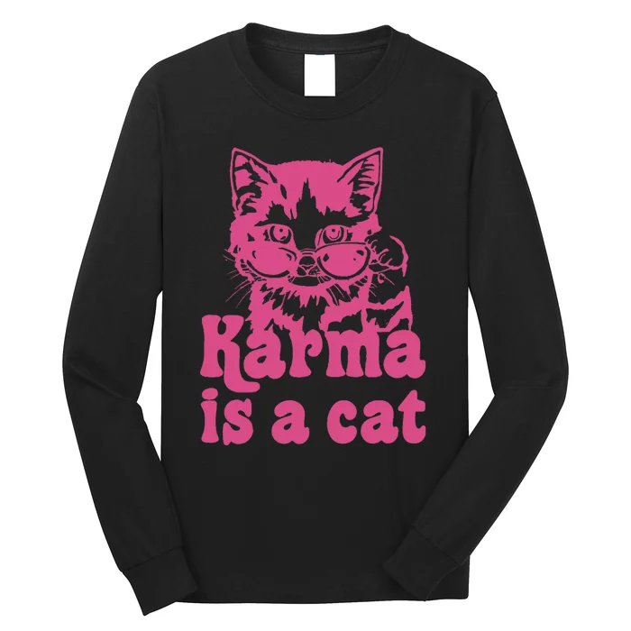 Karma Cat Long Sleeve Shirt