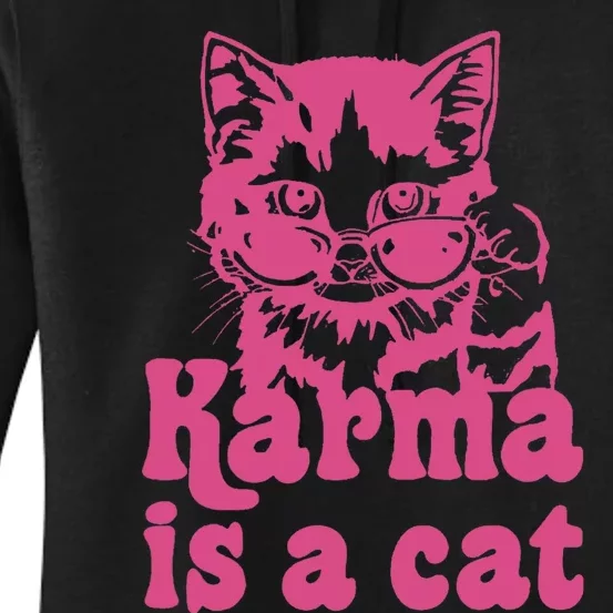 Karma Cat Women's Pullover Hoodie