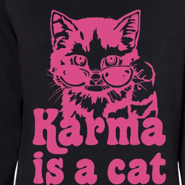 Karma Cat Womens California Wash Sweatshirt