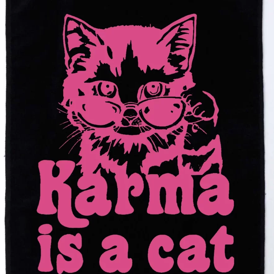 Karma Cat Platinum Collection Golf Towel