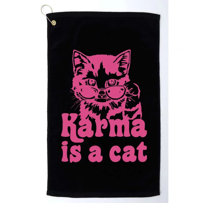 Karma Cat Platinum Collection Golf Towel