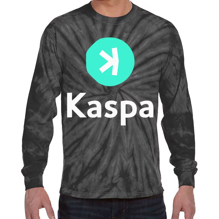 Kaspa Crypto Kaspa Tie-Dye Long Sleeve Shirt