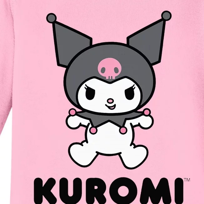 Kuromi Character Baby Long Sleeve Bodysuit