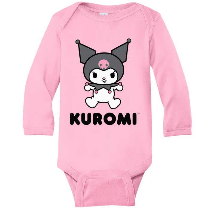 Kuromi Character Baby Long Sleeve Bodysuit