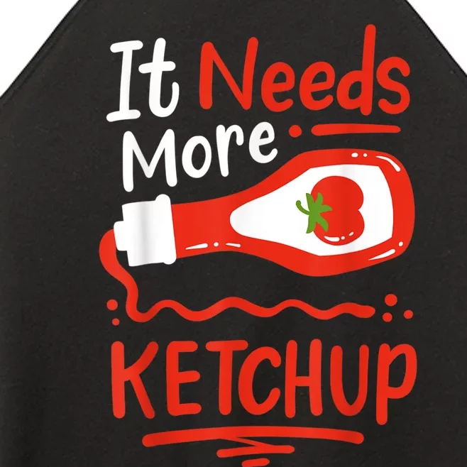 Ketchup Condiment Women’s Perfect Tri Rocker Tank