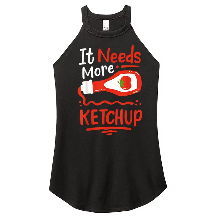 Ketchup Condiment Women’s Perfect Tri Rocker Tank