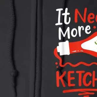 Ketchup Condiment Full Zip Hoodie