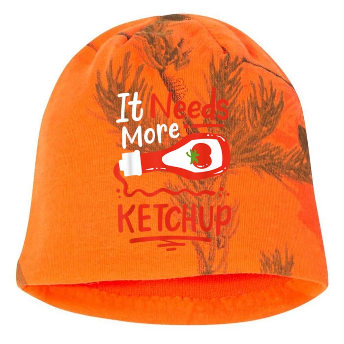 Ketchup Condiment Kati - Camo Knit Beanie