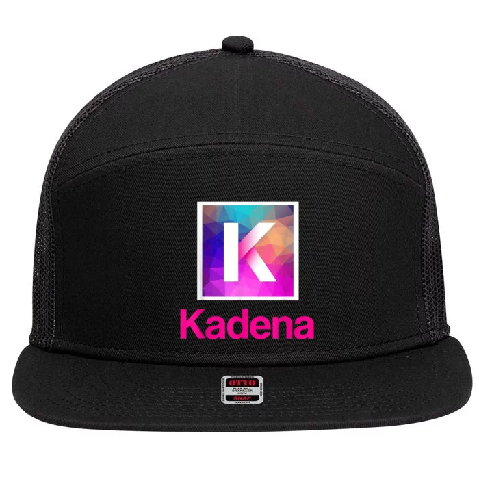 Kadena Crypto Kadena Coin Kadena 7 Panel Mesh Trucker Snapback Hat