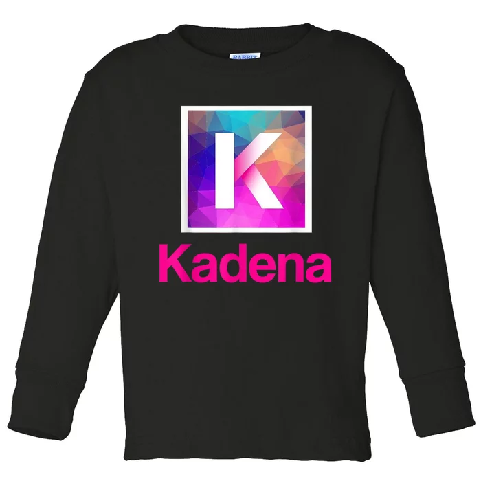 Kadena Crypto Kadena Coin Kadena Toddler Long Sleeve Shirt