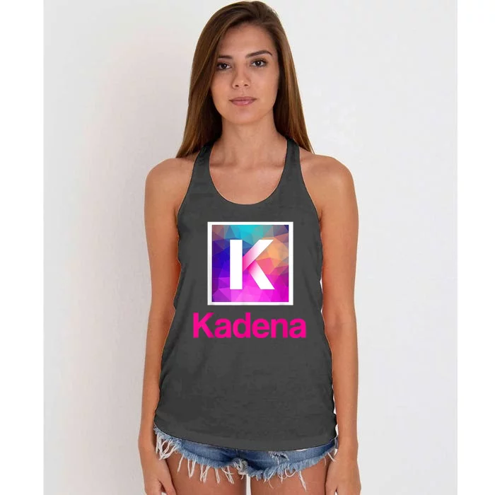 Kadena Crypto Kadena Coin Kadena Women's Knotted Racerback Tank