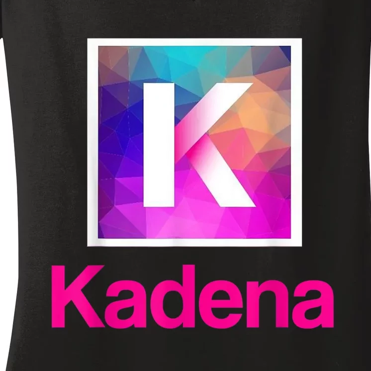 Kadena Crypto Kadena Coin Kadena Women's V-Neck T-Shirt