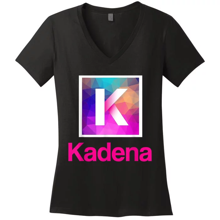 Kadena Crypto Kadena Coin Kadena Women's V-Neck T-Shirt