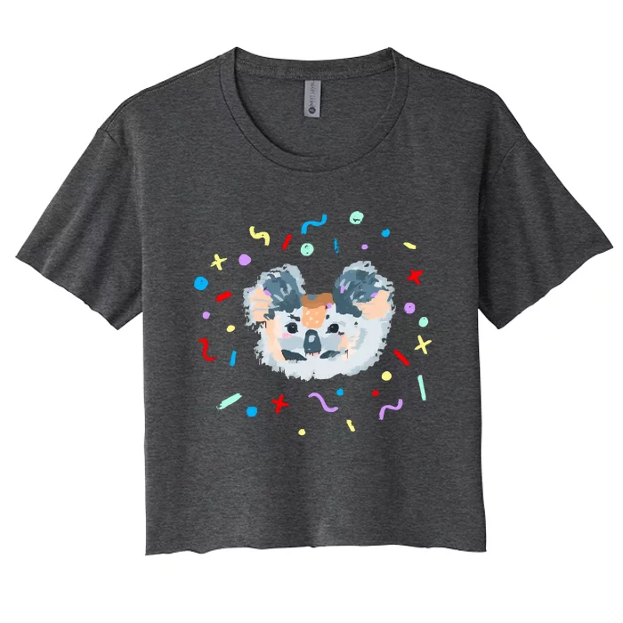 Koala Cute Koala Aussie Australia Women's Crop Top Tee