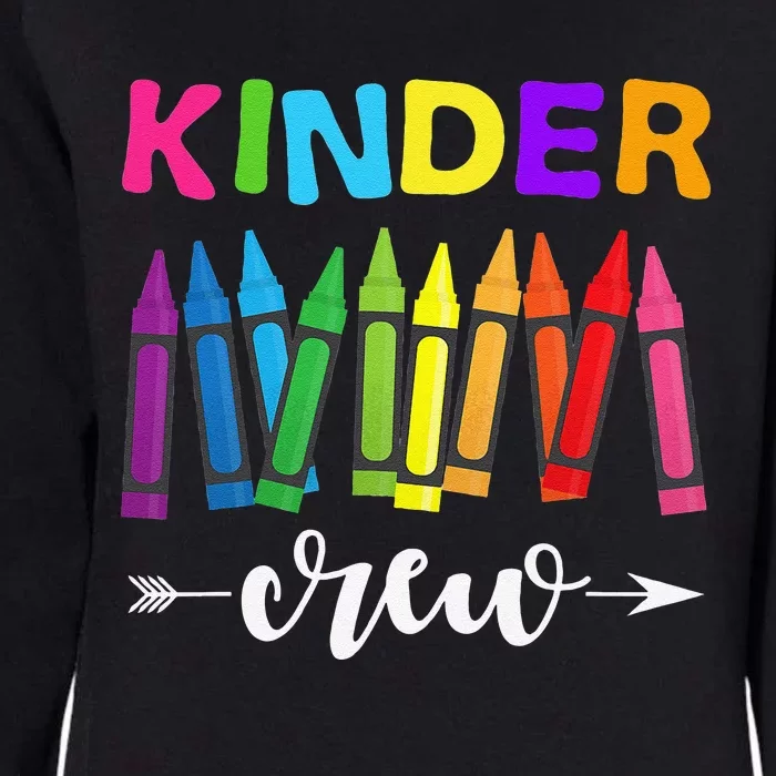 Kinder Crew Kindergarten Teacher 1st Day Of School Womens California Wash Sweatshirt