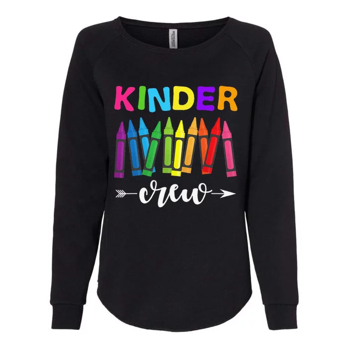 Kinder Crew Kindergarten Teacher 1st Day Of School Womens California Wash Sweatshirt