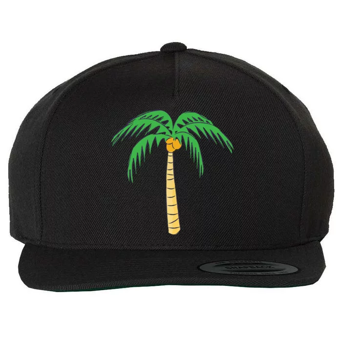 Kamala Coconut Wool Snapback Cap