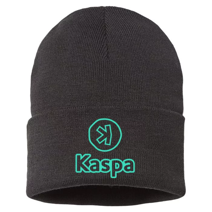 Kaspa Crypto Kaspa Merch Kaspa Gifts Kaspa Miner Kaspa Mining Kaspa Crypto Merch Sustainable Knit Beanie