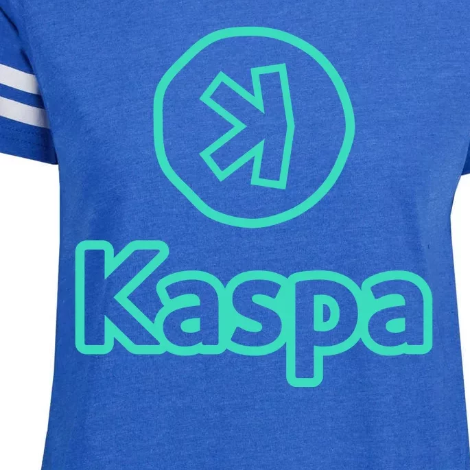 Kaspa Crypto Kaspa Merch Kaspa Gifts Kaspa Miner Kaspa Mining Kaspa Crypto Merch Enza Ladies Jersey Football T-Shirt