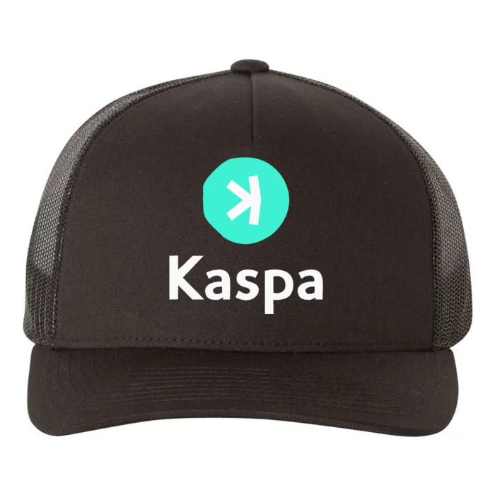 Kaspa Crypto Kaspa Yupoong Adult 5-Panel Trucker Hat