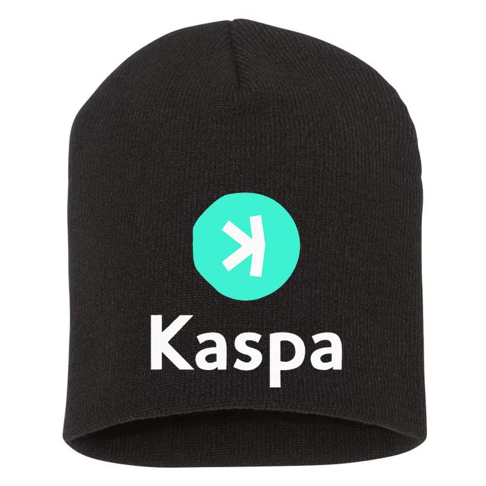 Kaspa Crypto Kaspa Short Acrylic Beanie