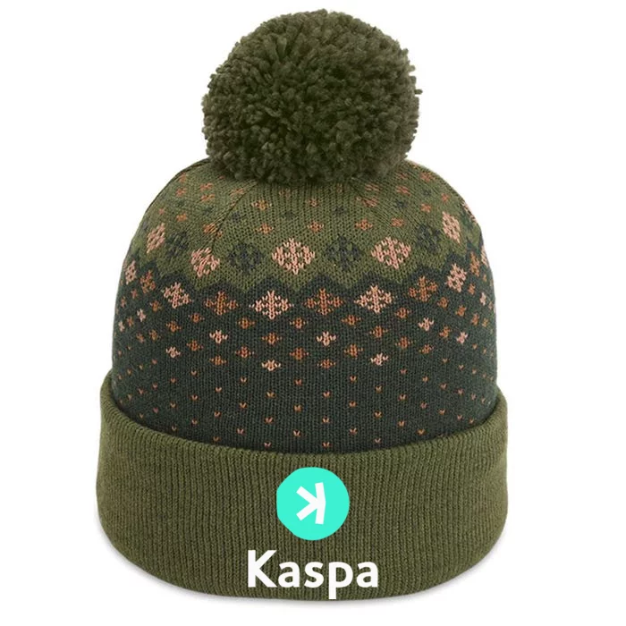 Kaspa Crypto Kaspa The Baniff Cuffed Pom Beanie