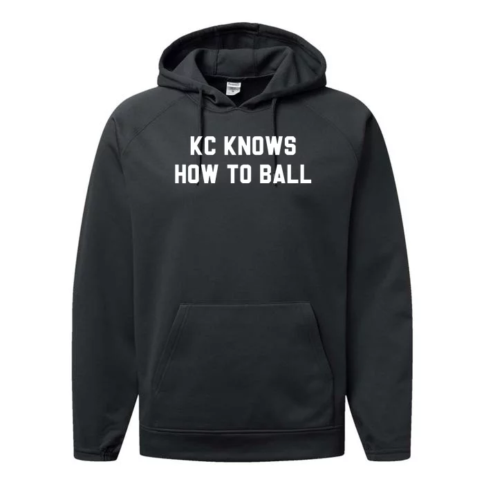 Kansas City Knows How To Ball Performance Fleece Hoodie