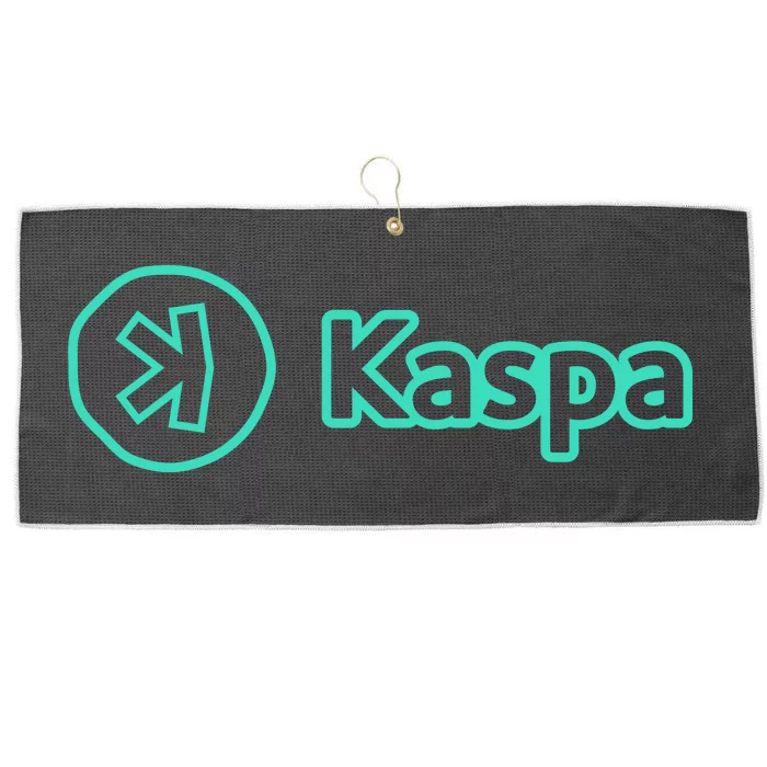 Kaspa Crypto Kaspa Merch Kaspa Mining Kaspa Gifts Kaspa Miner Kaspa Crypto Merch Large Microfiber Waffle Golf Towel