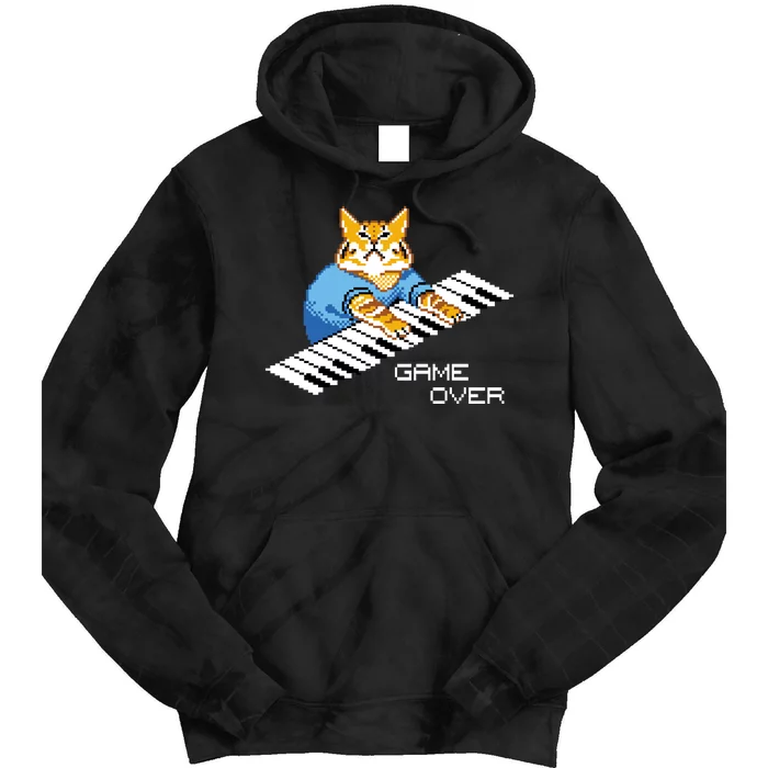 Keyboard Cat Tie Dye Hoodie