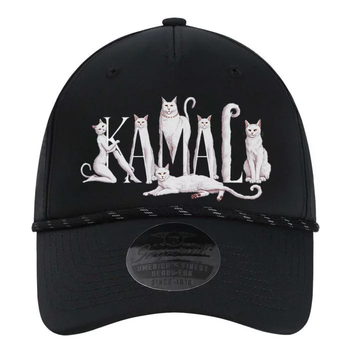 Kamala Cat Lettering Art Kamala Harris 2024 Performance The Dyno Cap