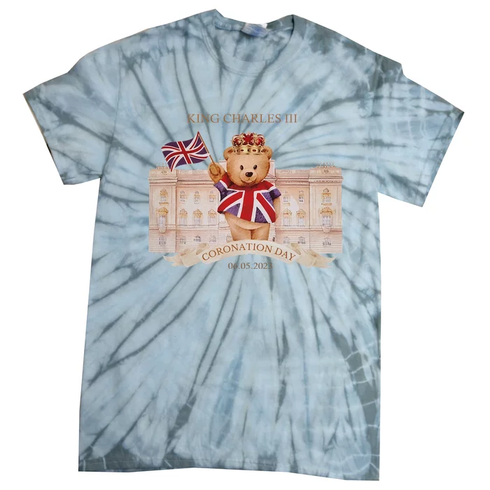 King Charles lll Coronation Day Family Matching Tie-Dye T-Shirt