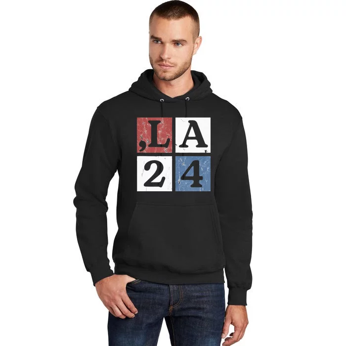 Kamala Comma La Harris 2024 Tall Hoodie