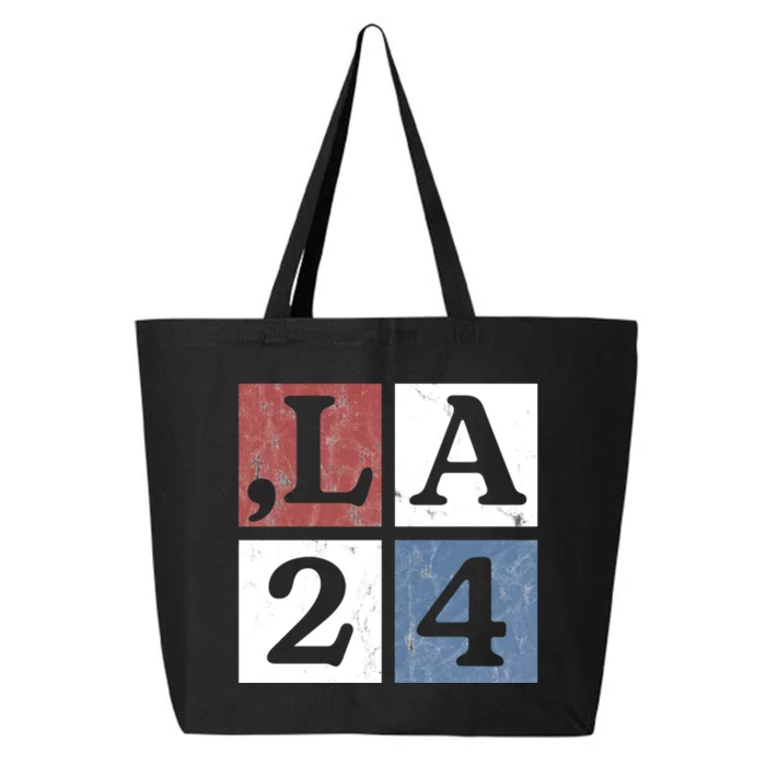 Kamala Comma La Harris 2024 25L Jumbo Tote