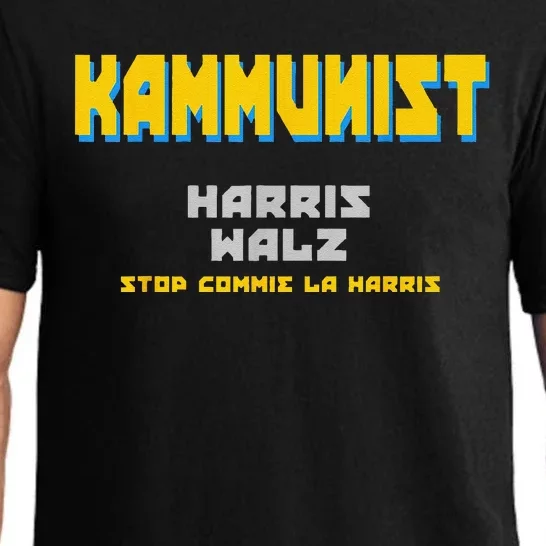 Kammunism Commie La Stop Comrade Kamala Harris Trump 2024 Pajama Set