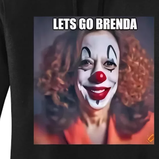 Kamala Clown LetS Go Brenda Women's Pullover Hoodie