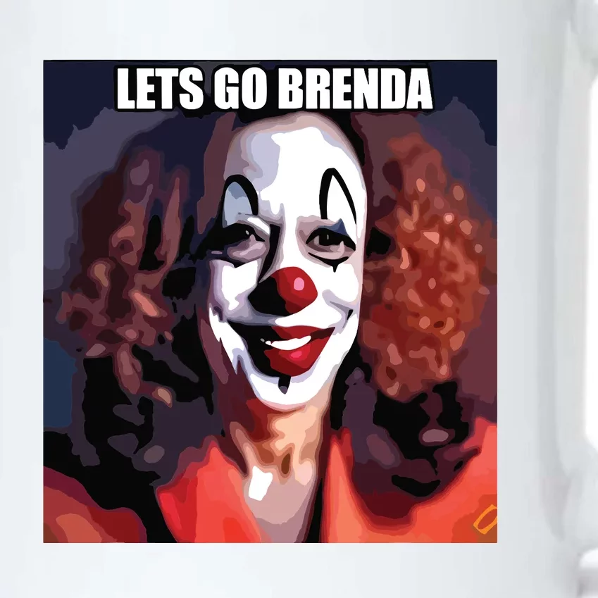 Kamala Clown Lets Go Brenda Black Color Changing Mug