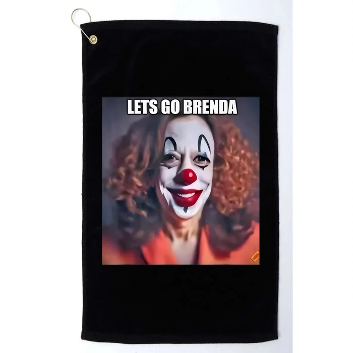 Kamala Clown LetS Go Brenda Platinum Collection Golf Towel