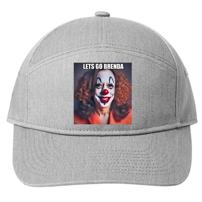 Kamala Clown Lets Go Brenda 7-Panel Snapback Hat