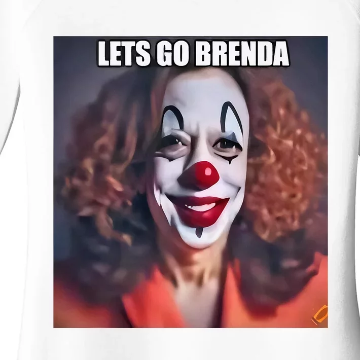 Kamala Clown Lets Go Brenda Women's Perfect Tri Tunic Long Sleeve Shirt