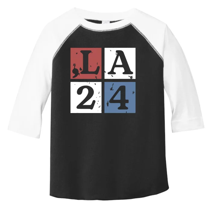 Kamala Comma La Harris 2024 Toddler Fine Jersey T-Shirt