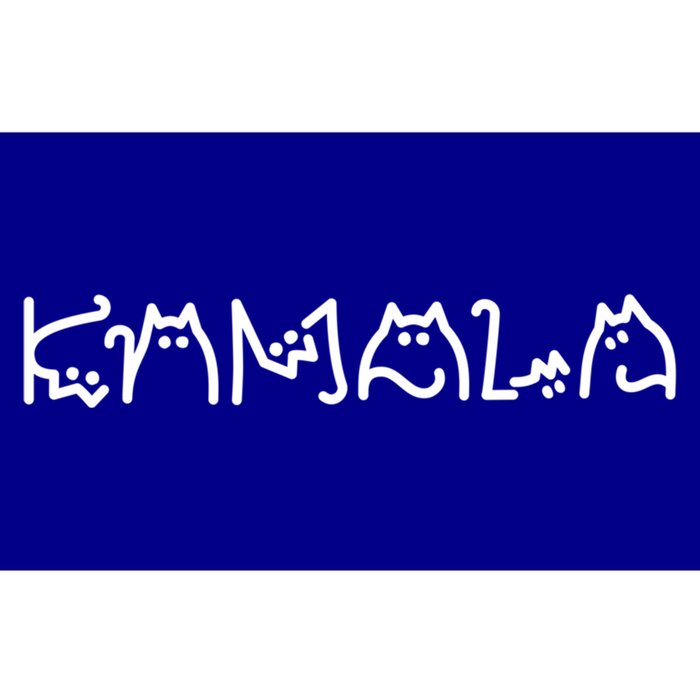 Kamala Cat Letters Typography Font Original Gift Bumper Sticker