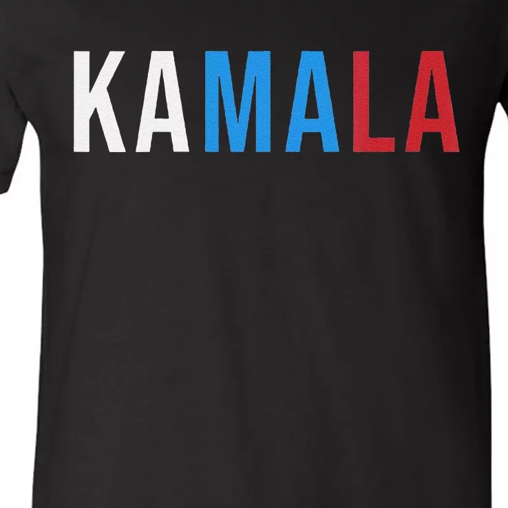 Kamala Comma La V-Neck T-Shirt