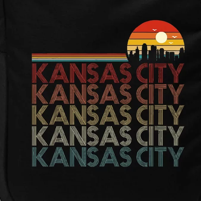 Kansas City Missouri 80s Style Kansas City Impact Tech Backpack