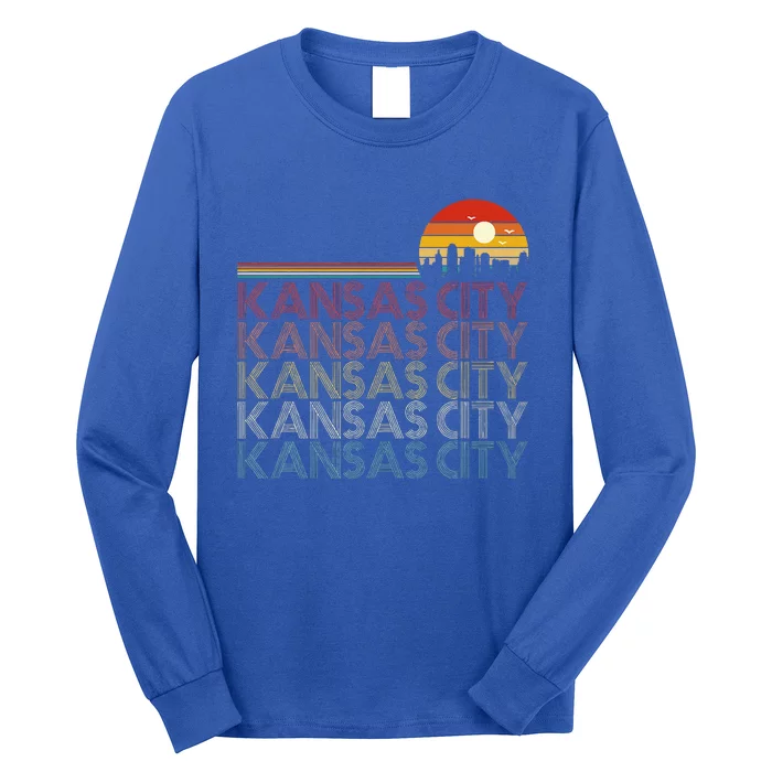 Kansas City Missouri 80s Style Kansas City Long Sleeve Shirt