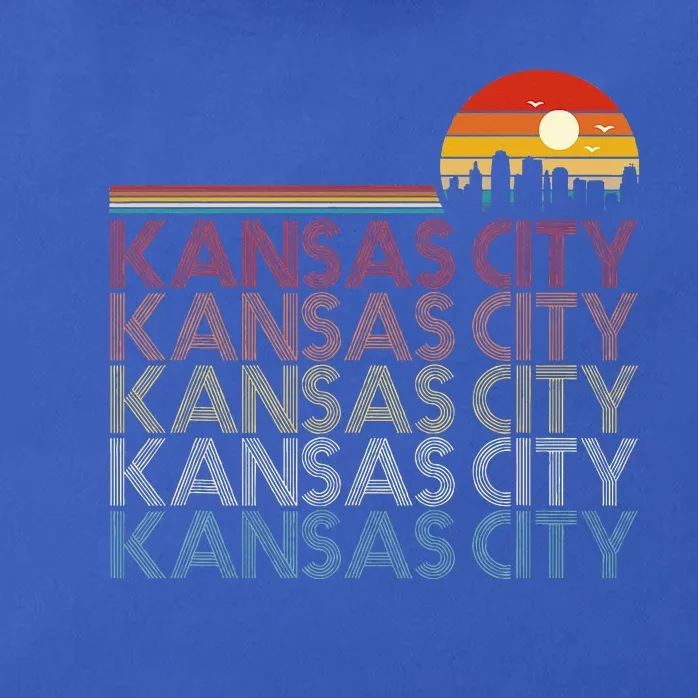 Kansas City Missouri 80s Style Kansas City Zip Tote Bag