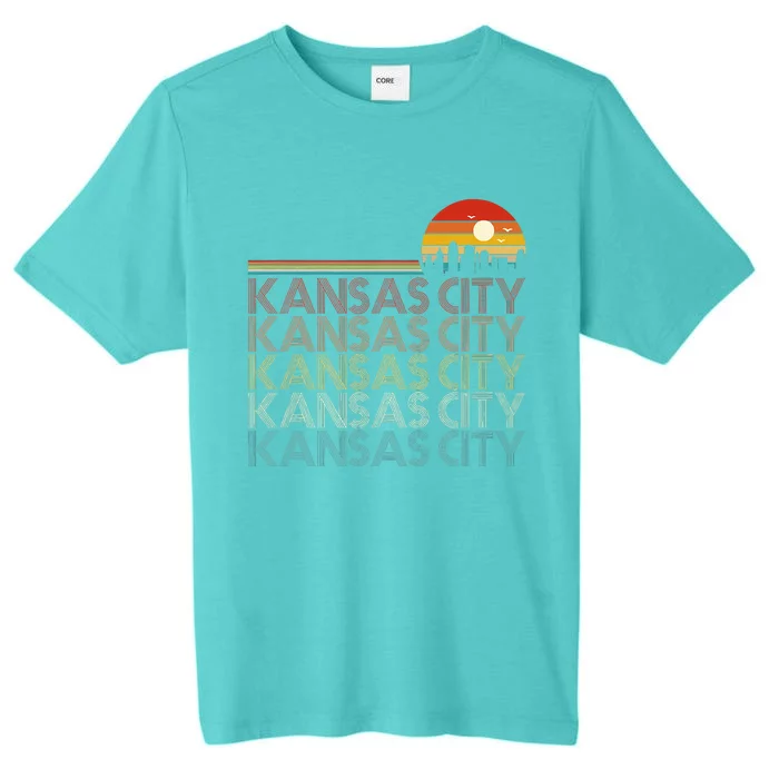 Kansas City Missouri 80s Style Kansas City ChromaSoft Performance T-Shirt