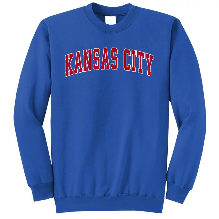 Kansas City Missouri Mo Vintage Sports Design Red Design Cute Gift Sweatshirt