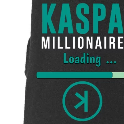 Kaspa Crypto Millionaire Loading Kaspa Miner Digital Bullrun Doggie 3-End Fleece Hoodie